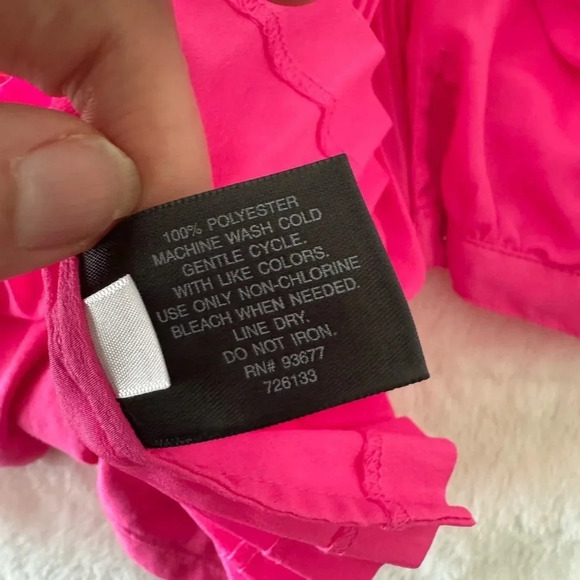 Ted baker girls bright Barbie pink dress tunic top size 5 - Picture 8 of 8